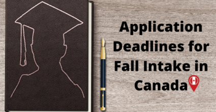 Application Deadlines for Fall Canada