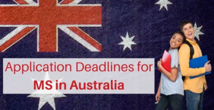 Application Deadlines for MS in Australia 1
