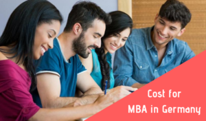 Cost for MBA in Germany