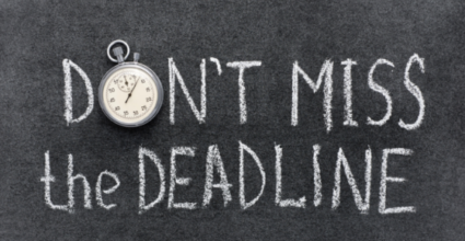 Deadlines for January 2020 Intake in Canada