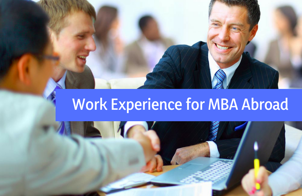 Work Experience for MBA Abroad