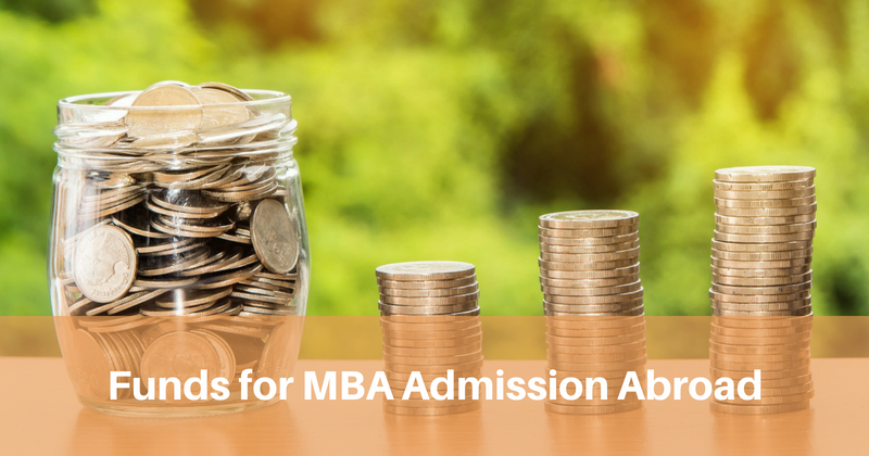funds for mba admission abroad