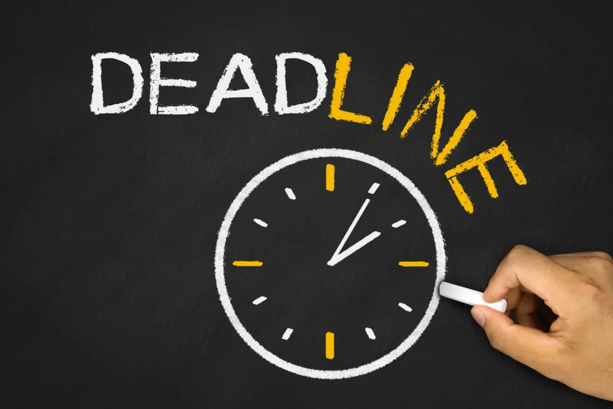 Application Deadlines for Fall 2022 Intake